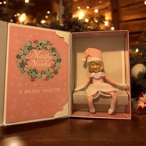 2025 Holiday Martha on a mantel